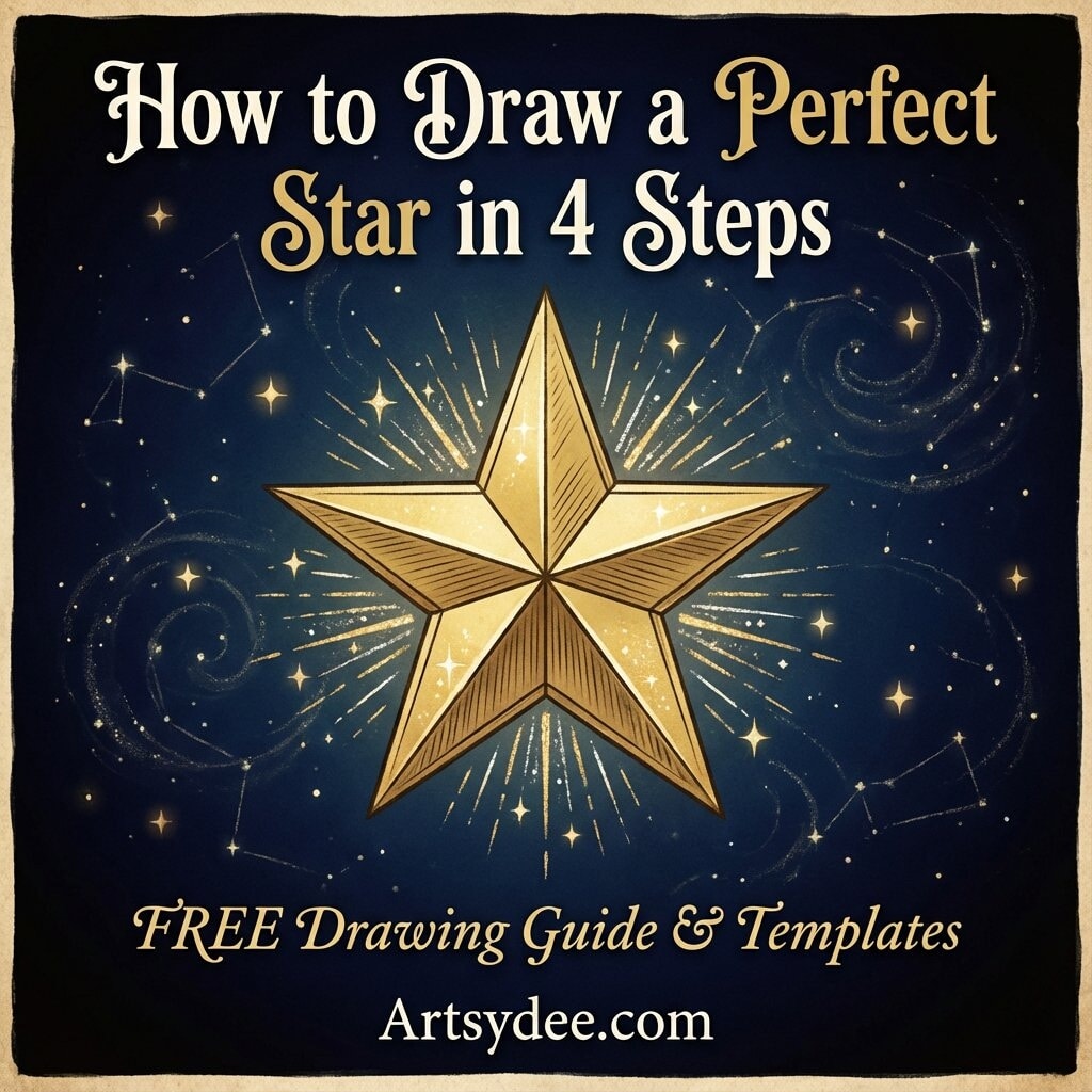 how to draw a star
