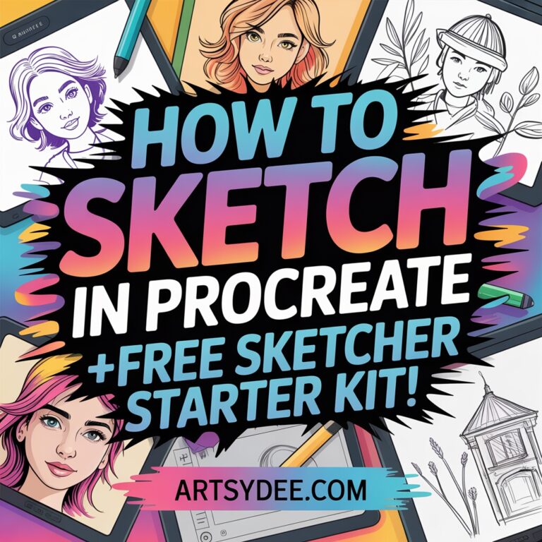 how to sketch in procreate 13