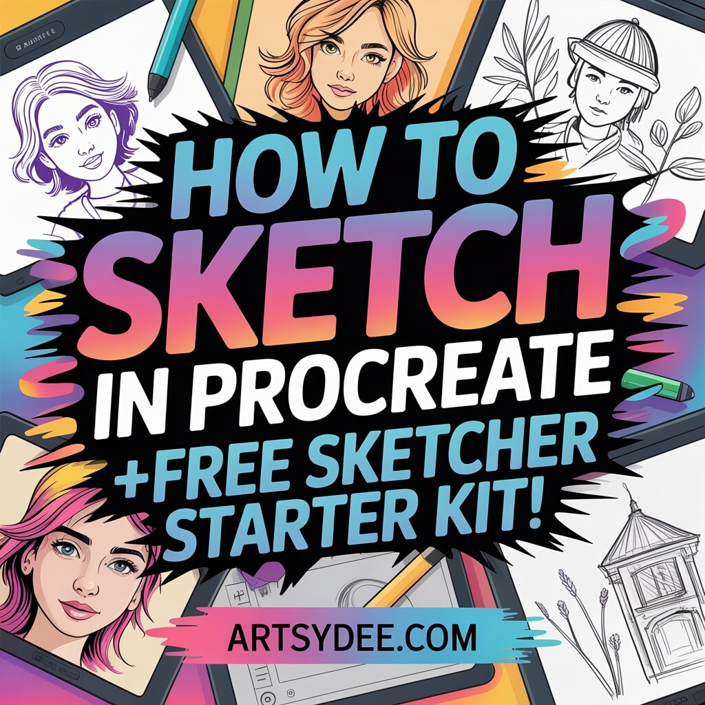 how to sketch in procreate 13