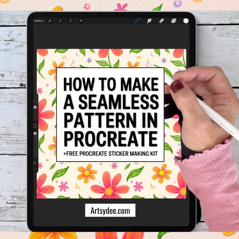 how to make a seamless pattern in procreate
