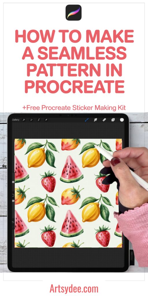 how to make a seamless pattern in procreate