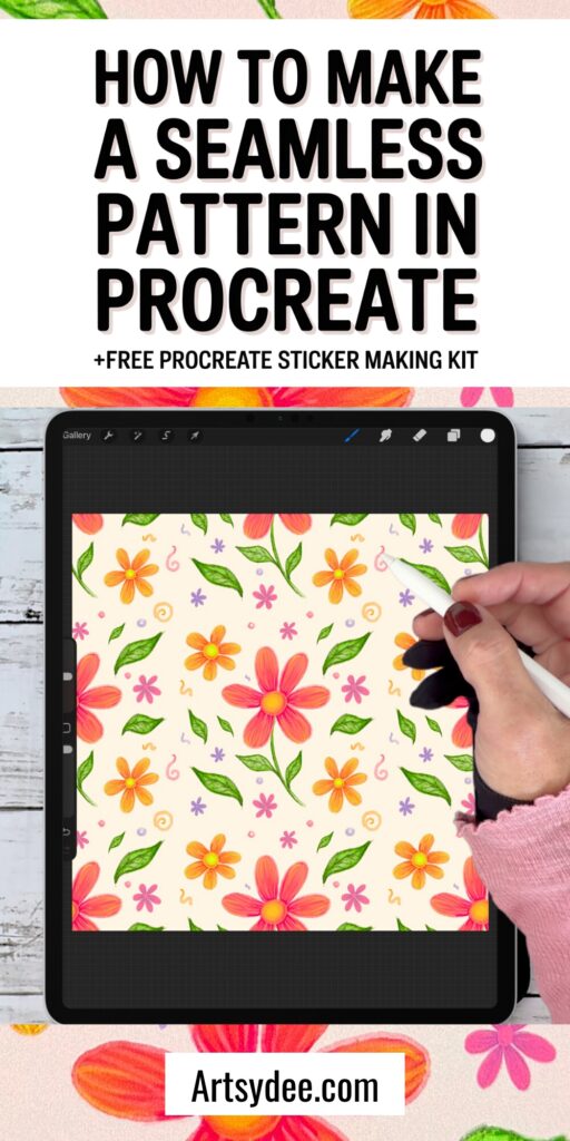 how to make a seamless pattern in procreate