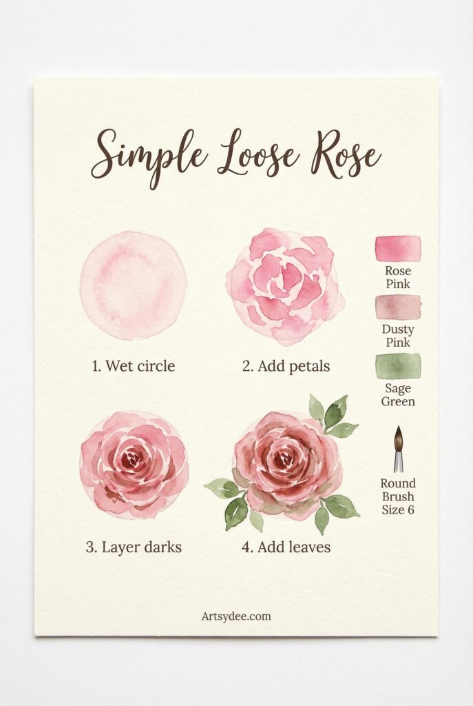 watercolor inspo easy