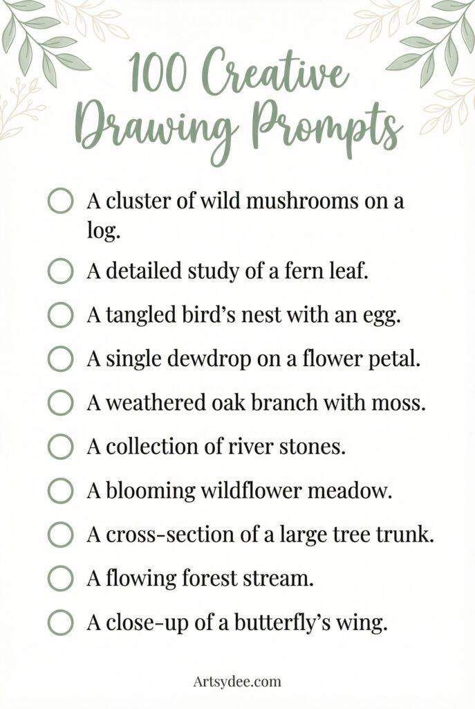 creative drawing prompts
