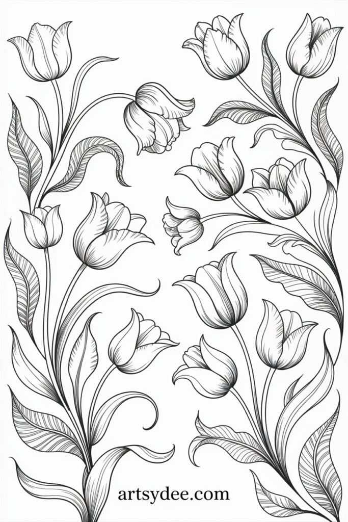 detailed coloring pages for grown ups 