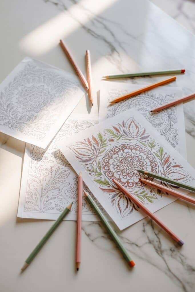 detailed coloring pages for grown ups 