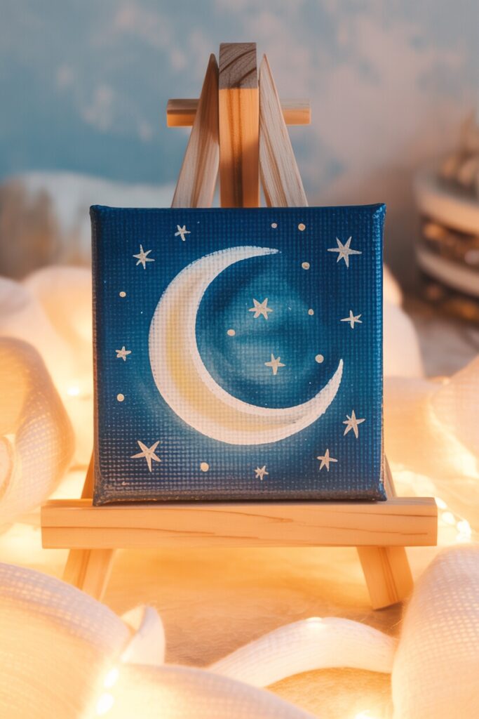 mini canvas painting ideas