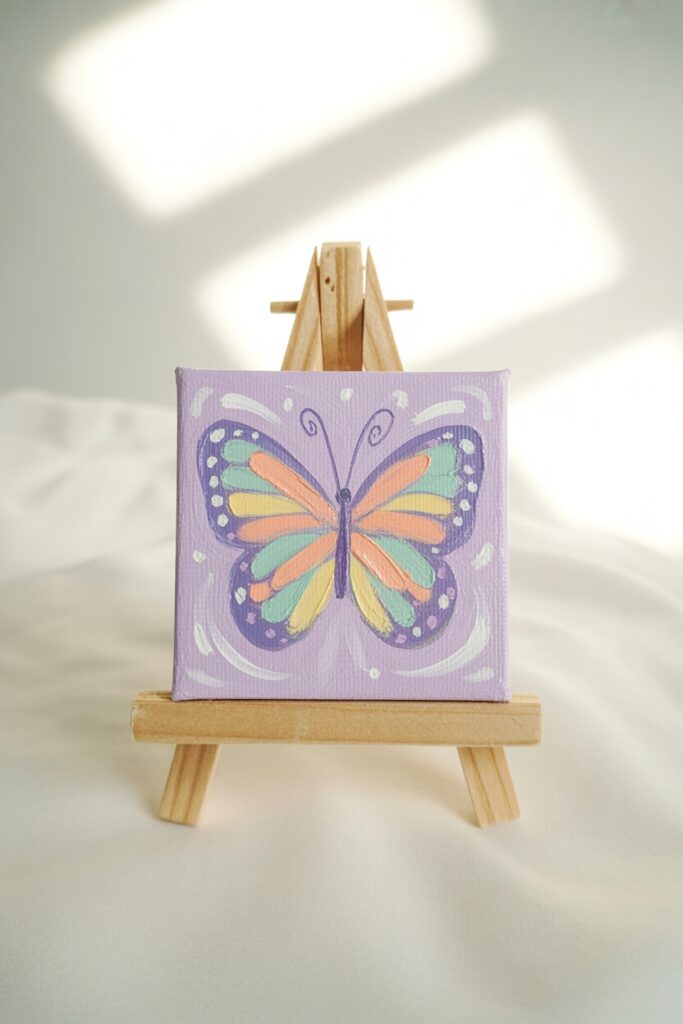 mini canvas painting ideas