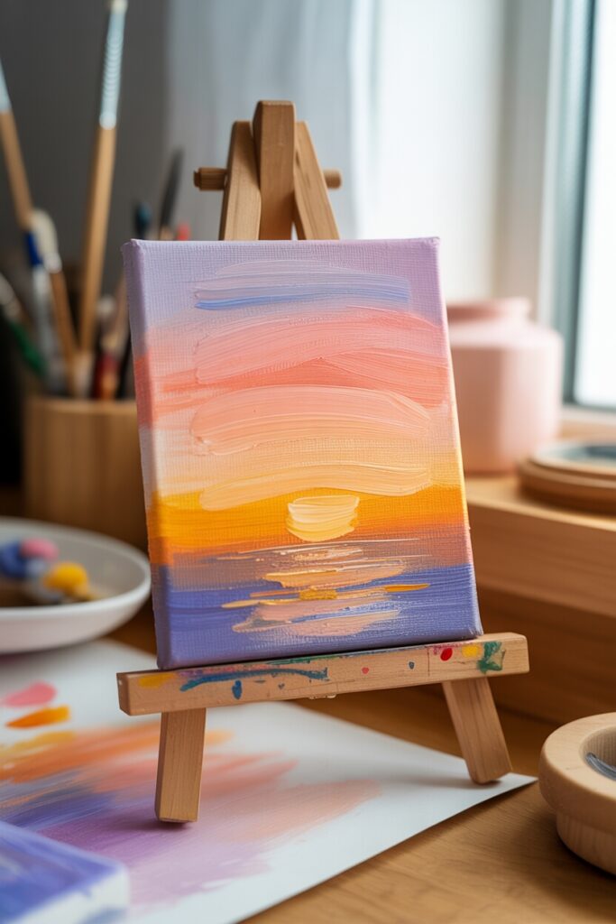 mini canvas painting ideas