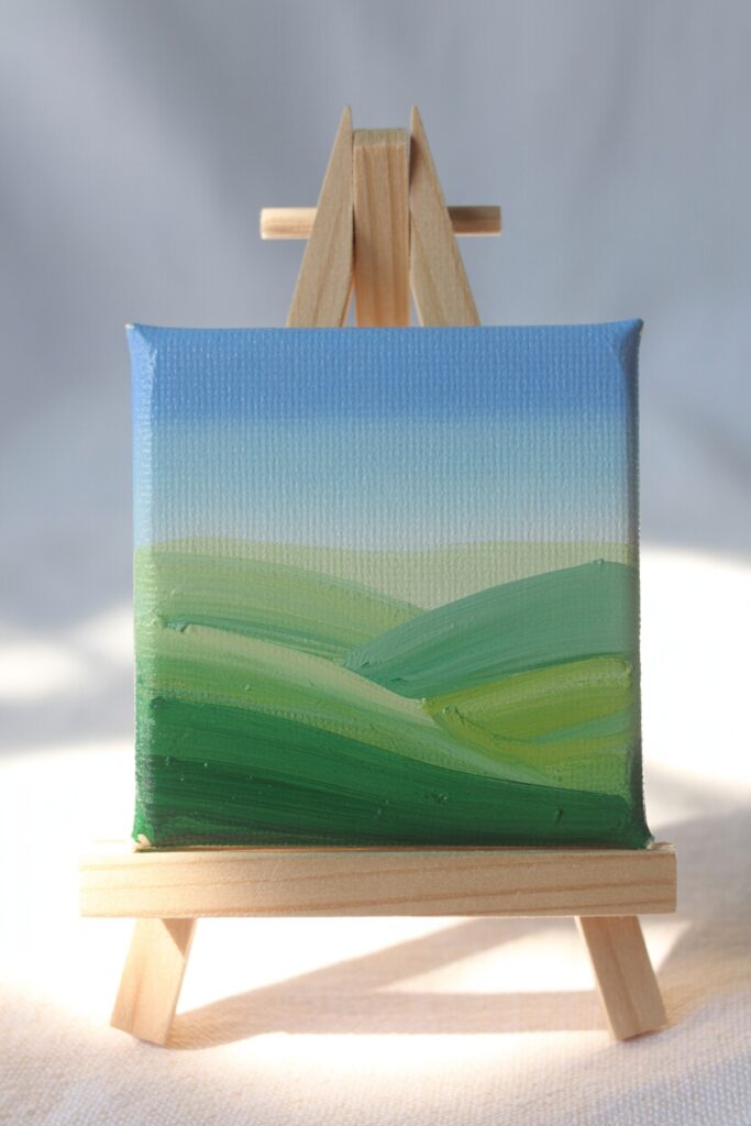 mini canvas painting ideas