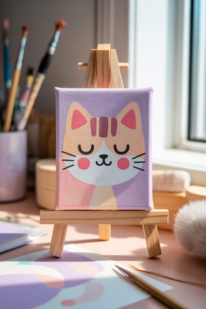 mini canvas painting ideas