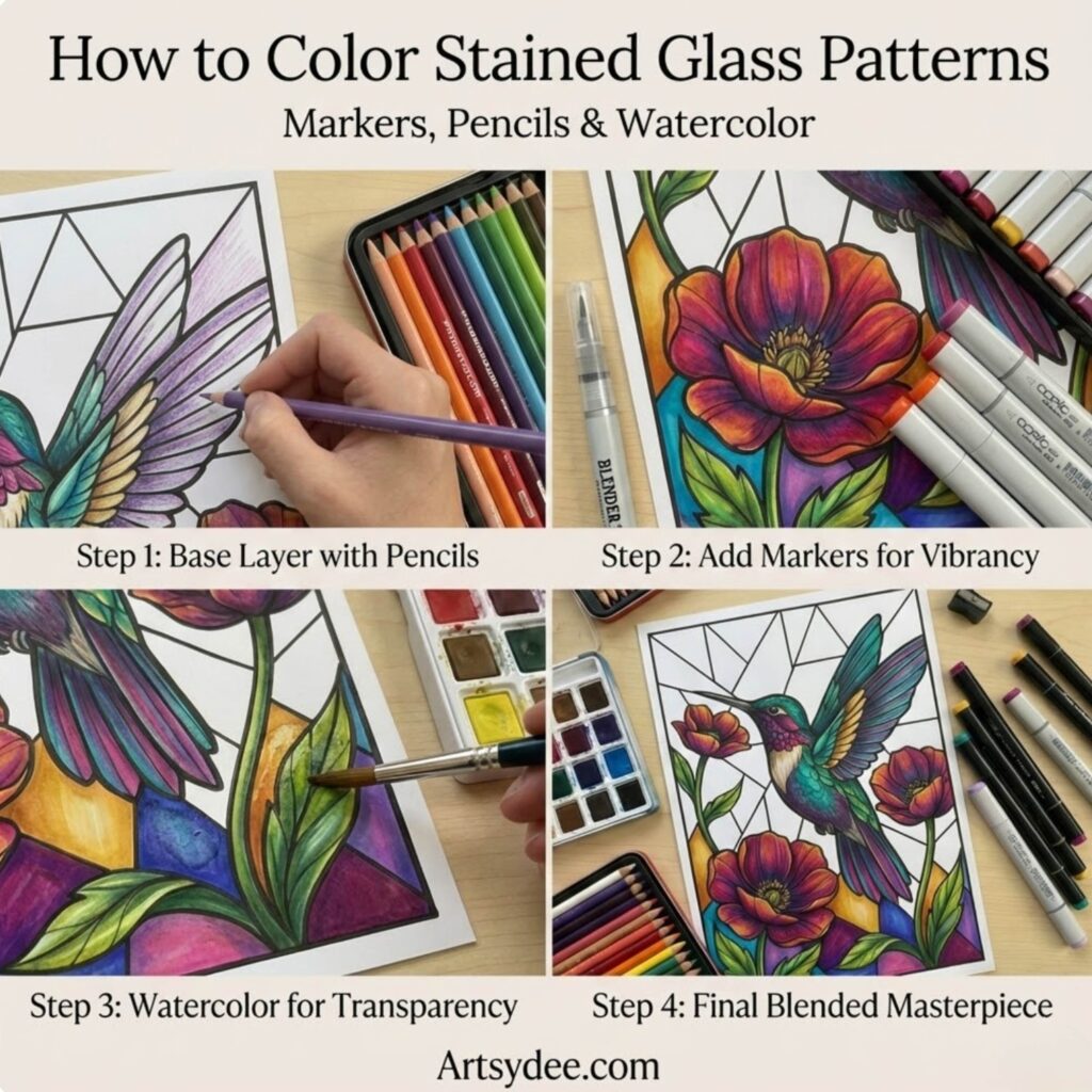 Free Printable Stained Glass Patterns