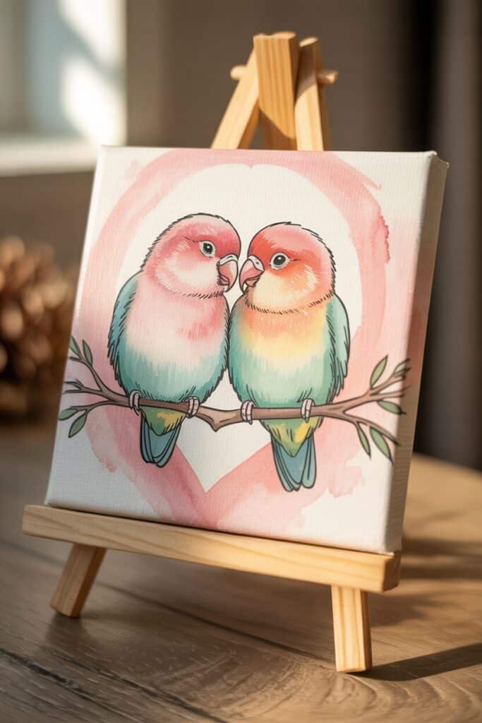 valentines day canvas paintings