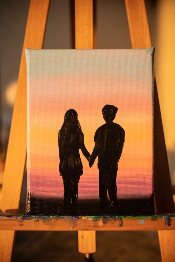 valentines day canvas paintings