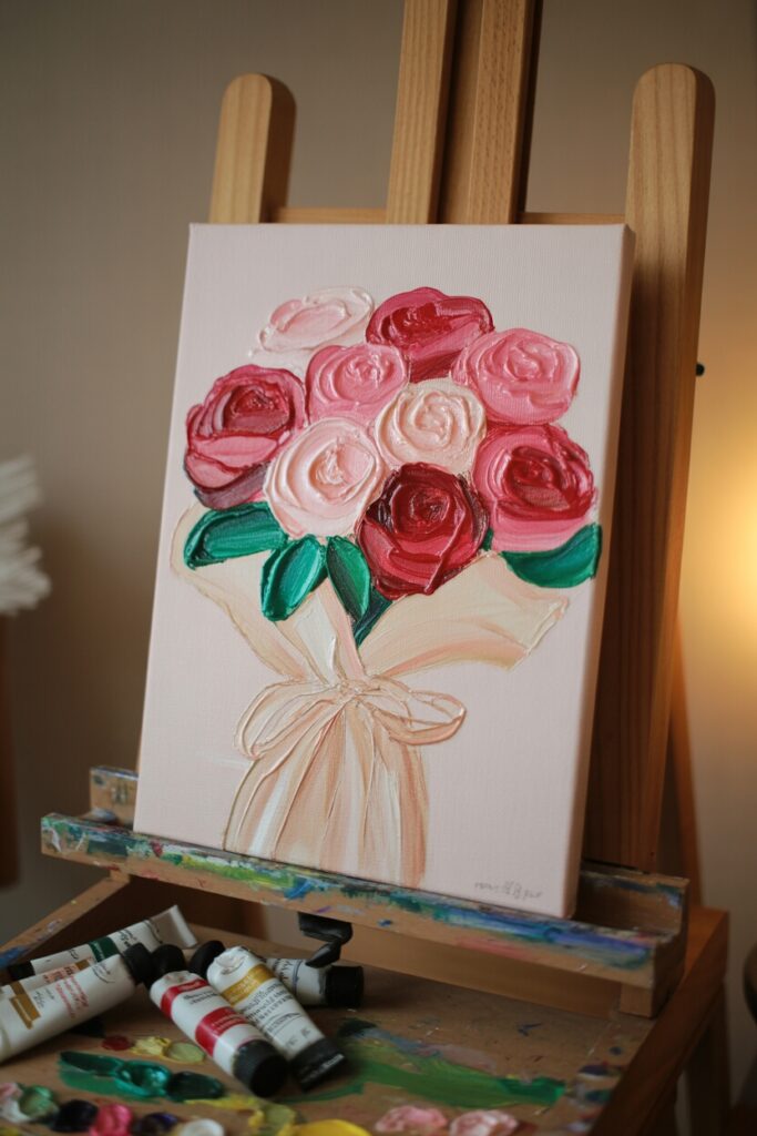 valentines day canvas paintings