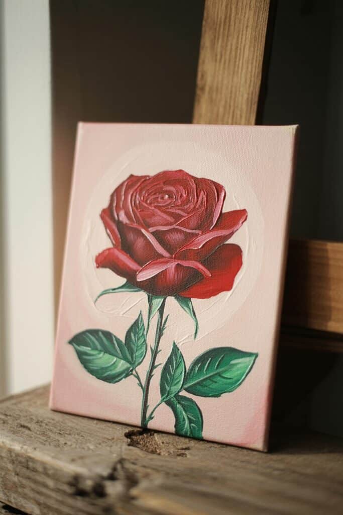 valentines day canvas paintings