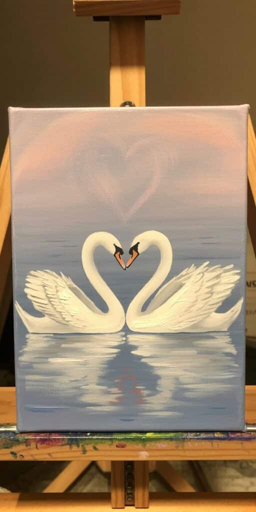 valentines day canvas paintings