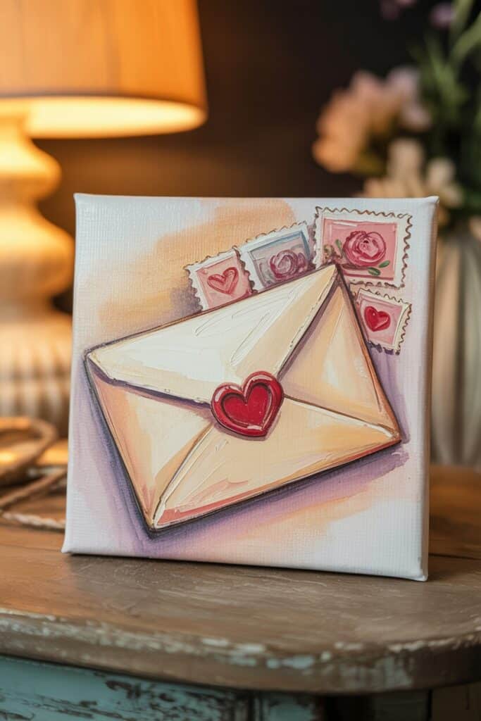 valentines day canvas paintings