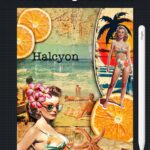 vintage procreate collage