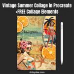 vintage procreate collage
