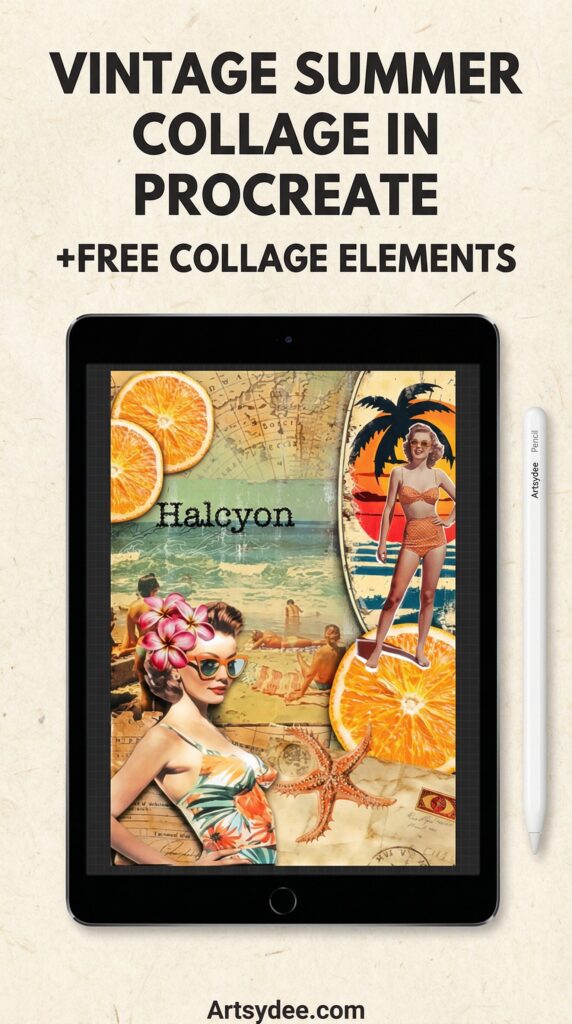 vintage procreate collage 20