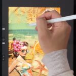 vintage procreate collage