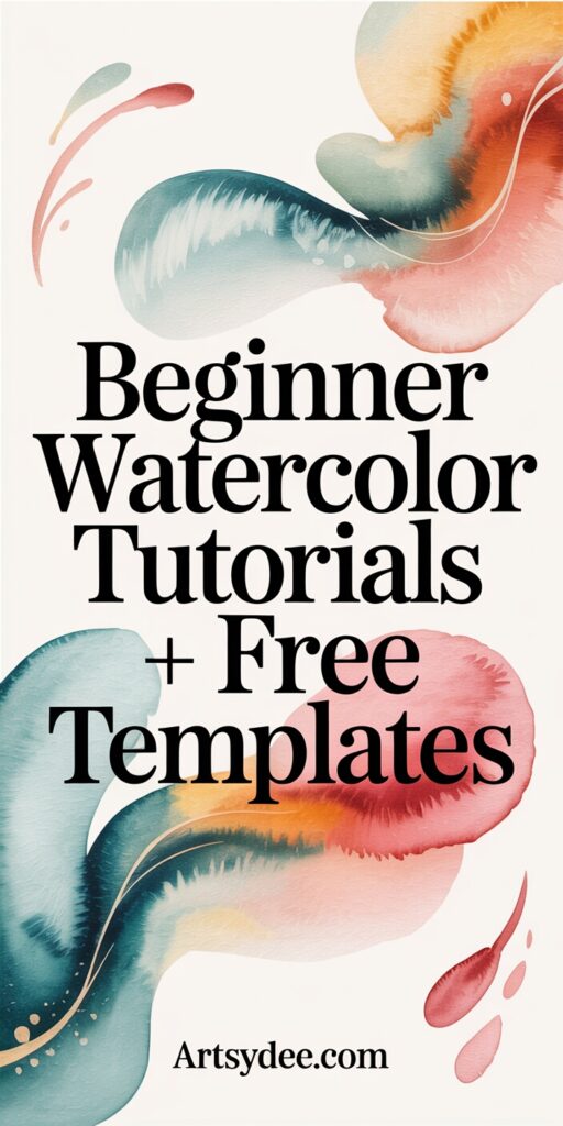 watercolor inspo easy