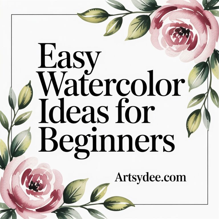 watercolor inspo easy