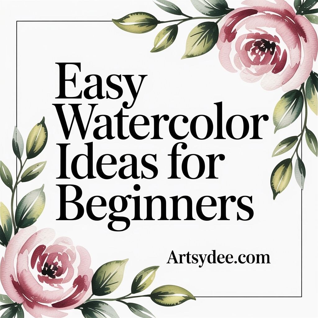 watercolor inspo easy