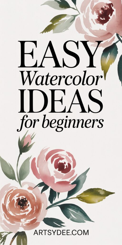 watercolor inspo easy