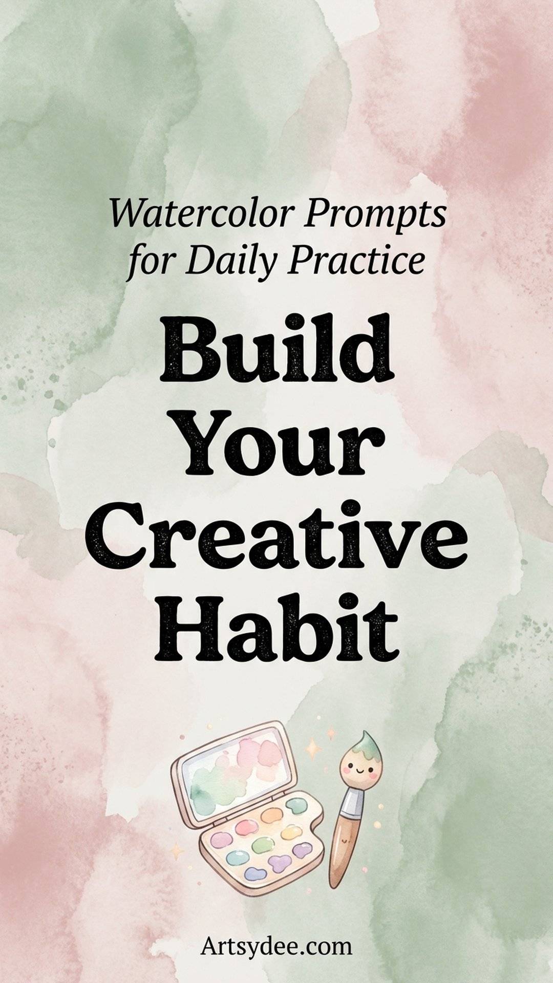 build your creative habit with watercolor prompts for daily practice
