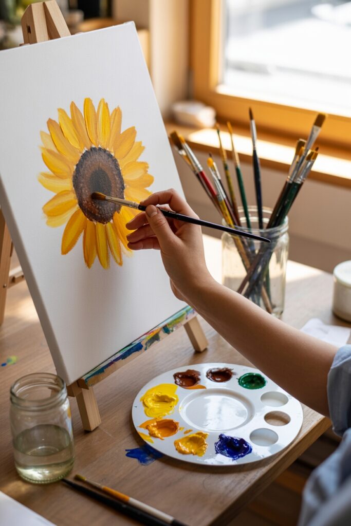 easy canvas painting 12