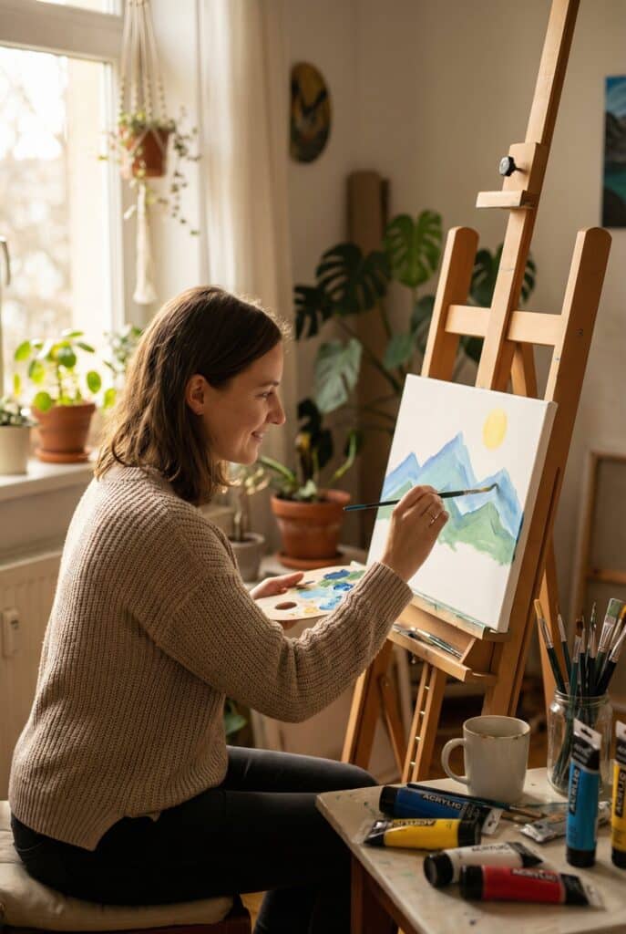 easy canvas painting 36