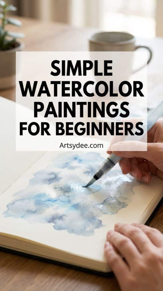 easy watercolor sketchbook ideas 8