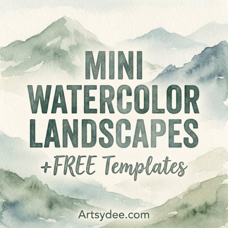 mini-watercolor-landscapes-for-beginners featured image