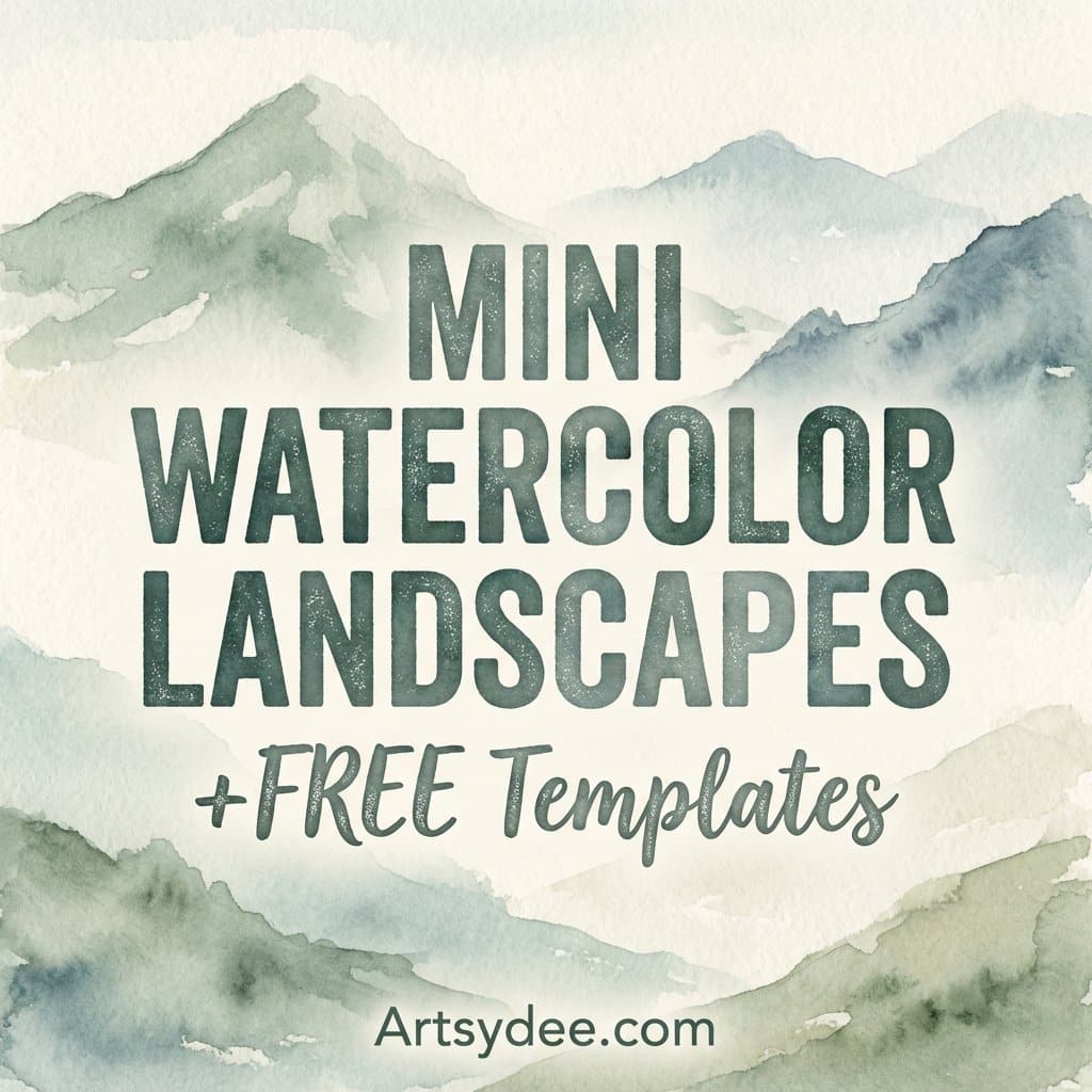 mini-watercolor-landscapes-for-beginners featured image