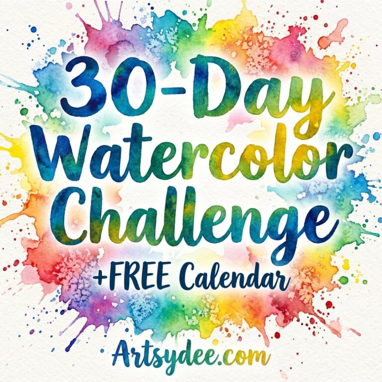 30-day-mini-watercolor-sketchbook-challenge featured image