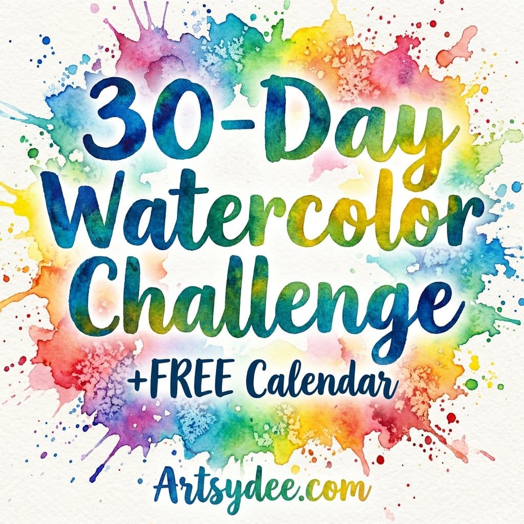 30-day-mini-watercolor-sketchbook-challenge featured image