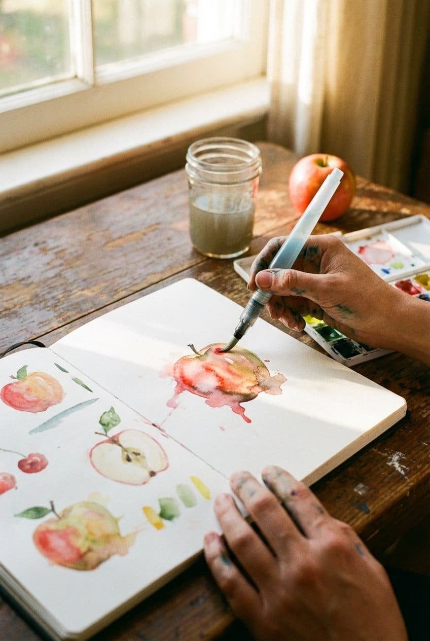 Beginner watercolor subjects