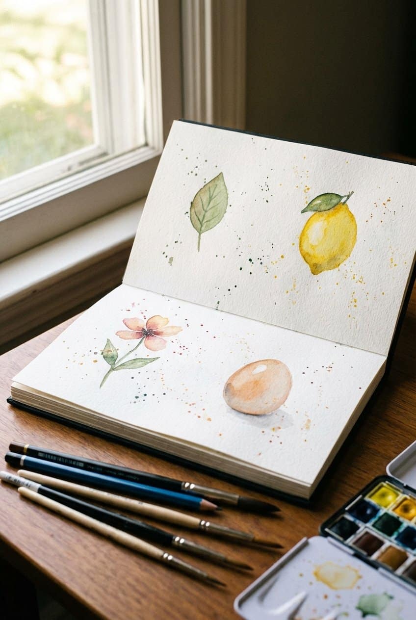 Beginner watercolor subjects