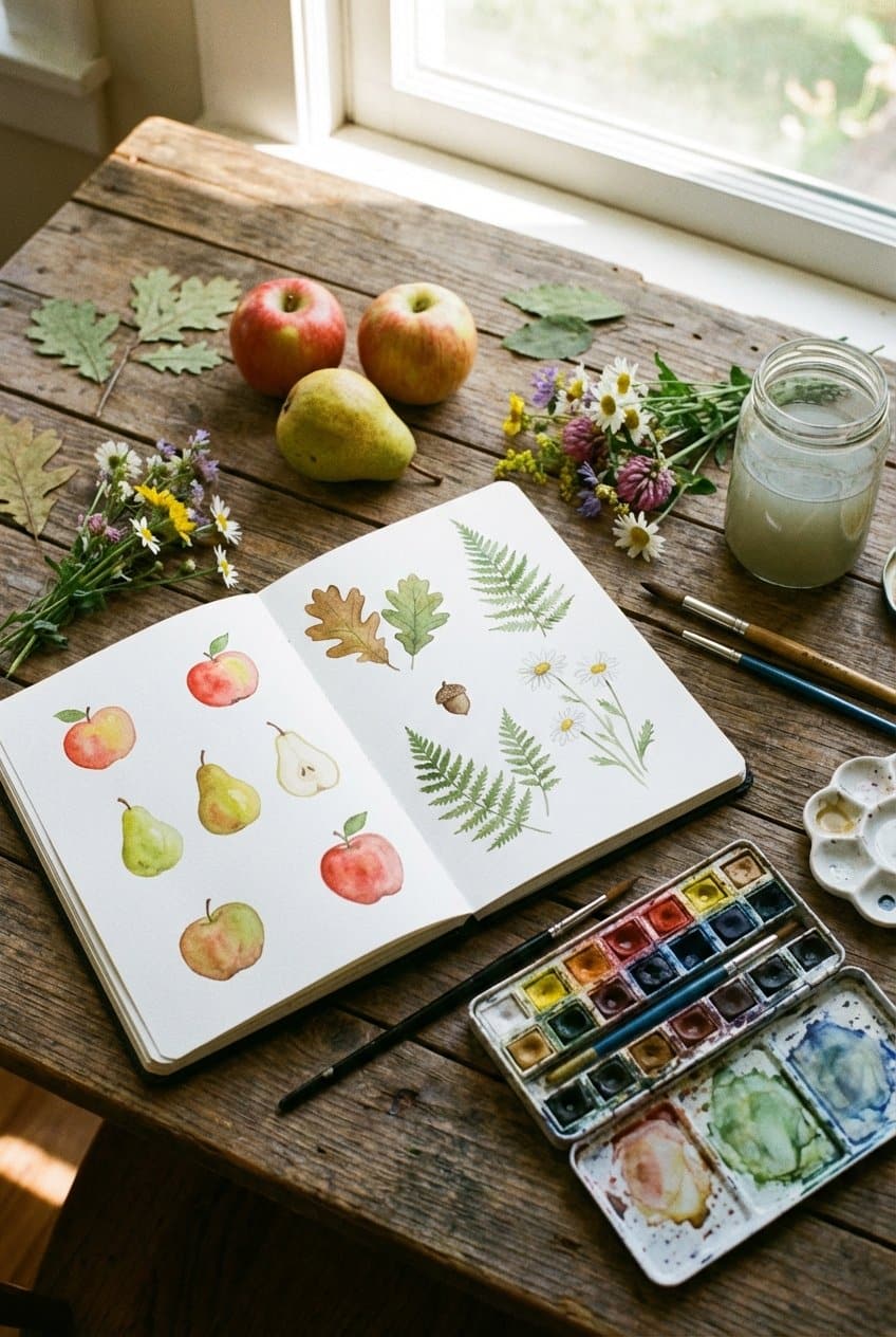 Beginner watercolor subjects
