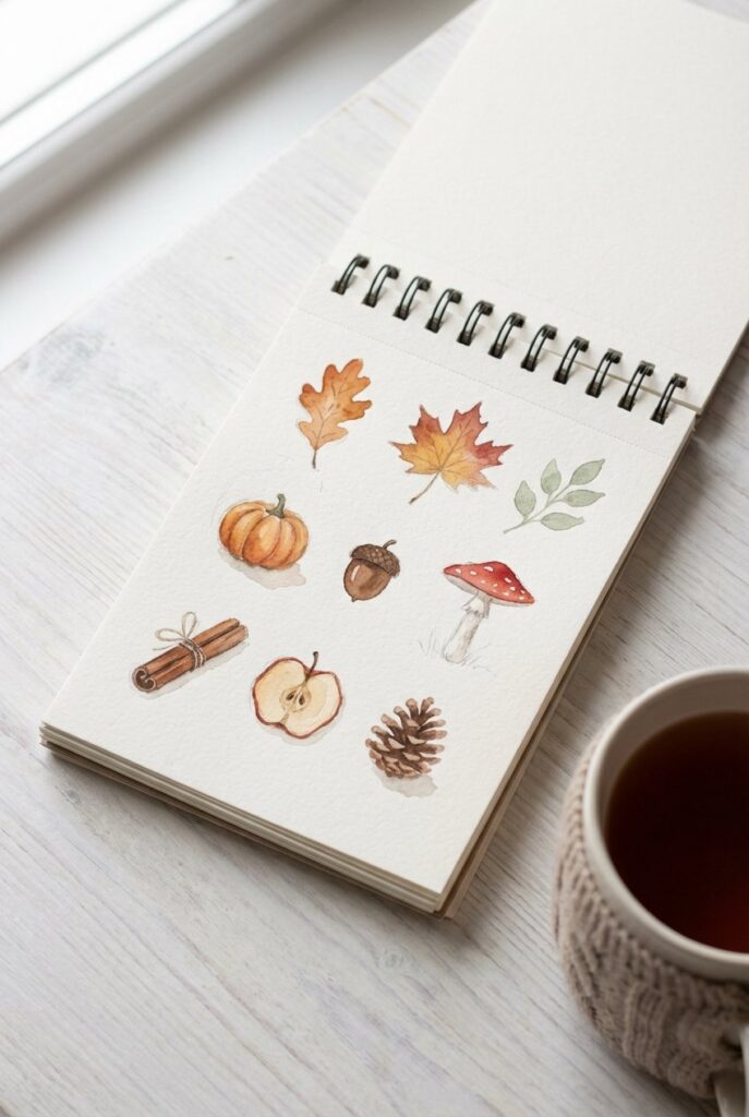 small watercolor sketchbook ideas 24
