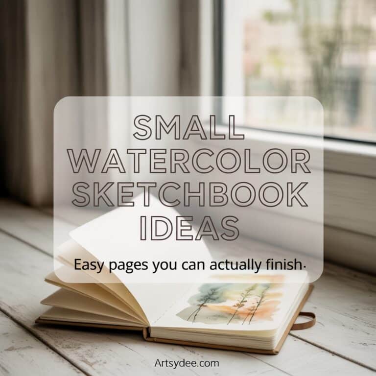 small watercolor sketchbook ideas 42