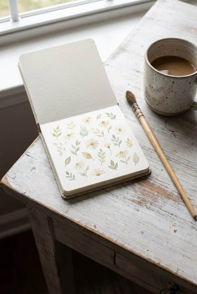 small watercolor sketchbook ideas 44