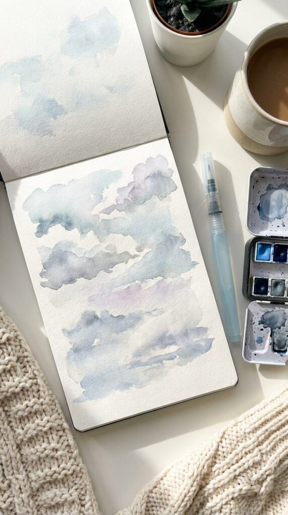 small watercolor sketchbook ideas 