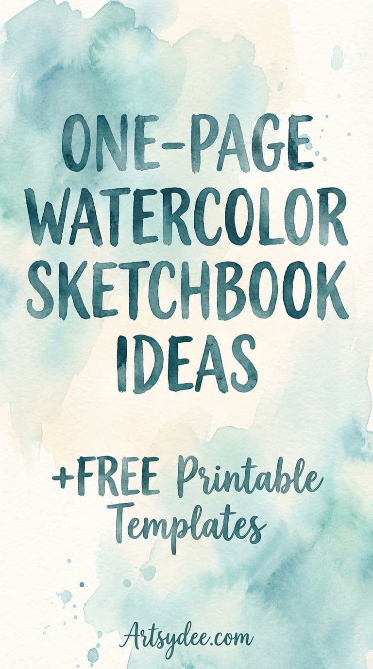 Simple Watercolor Backgrounds for Beginners - Pinterest pin