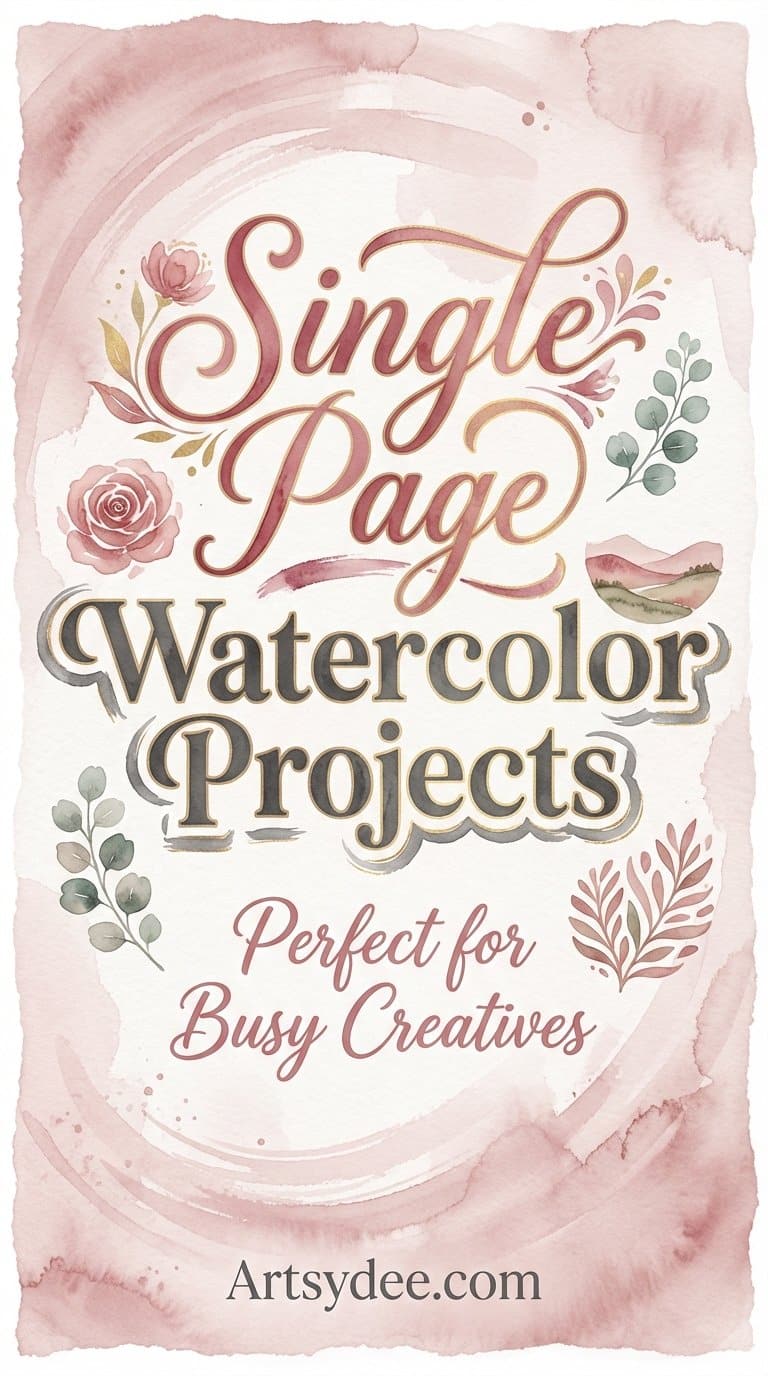 Simple Watercolor Backgrounds for Beginners - Save to Pinterest
