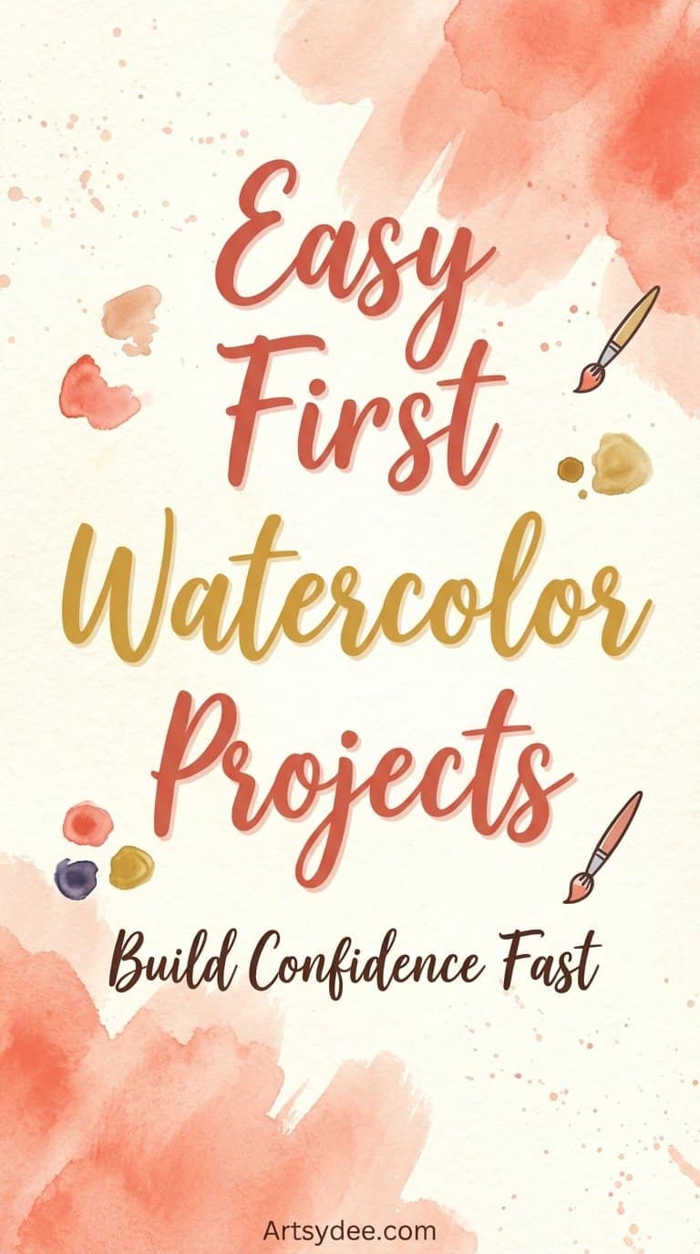 What to Paint First in Watercolor - Save to Pinterest