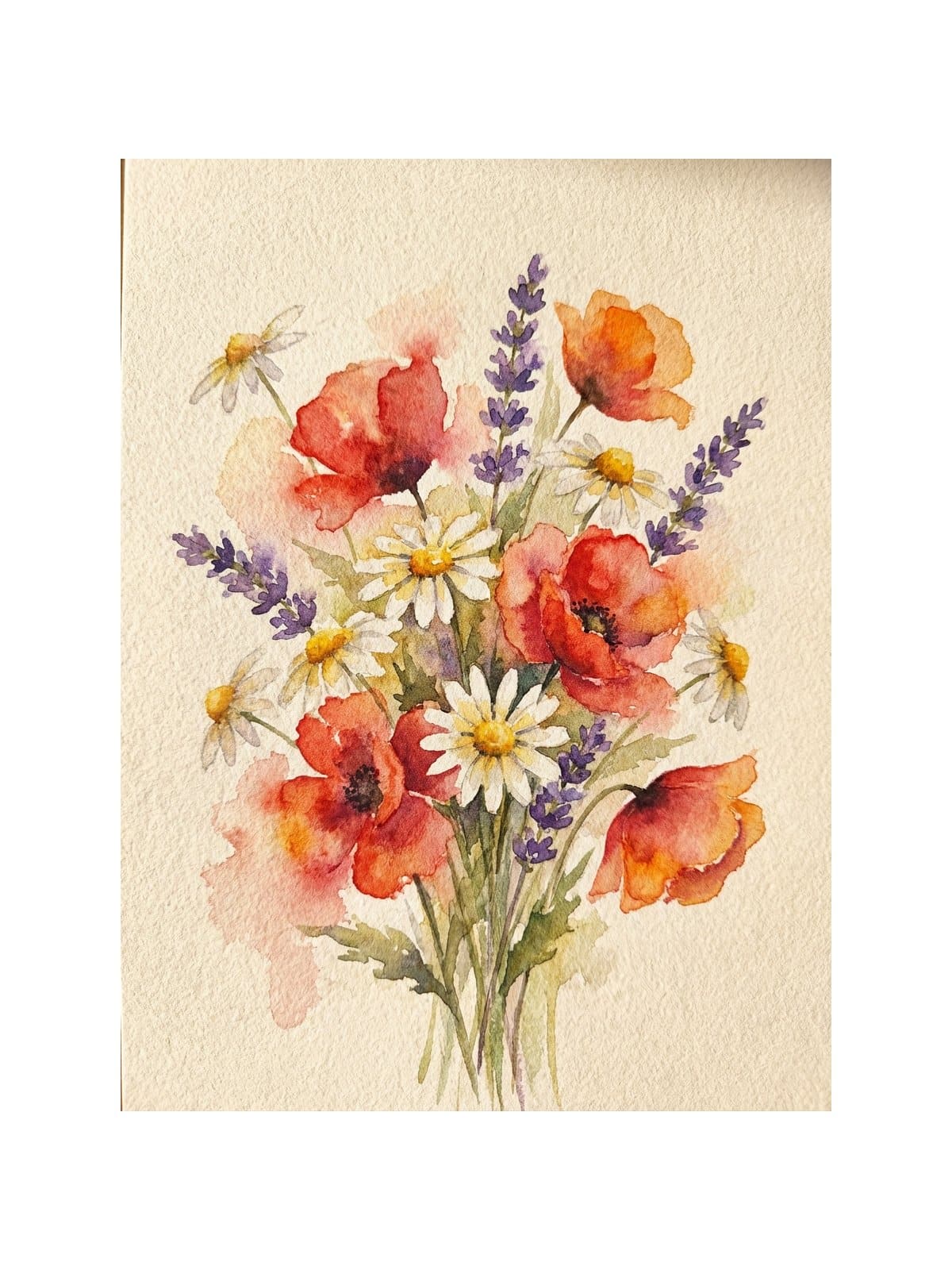 How to paint a loose watercolor rose step by step tutorial with pink and sage tones