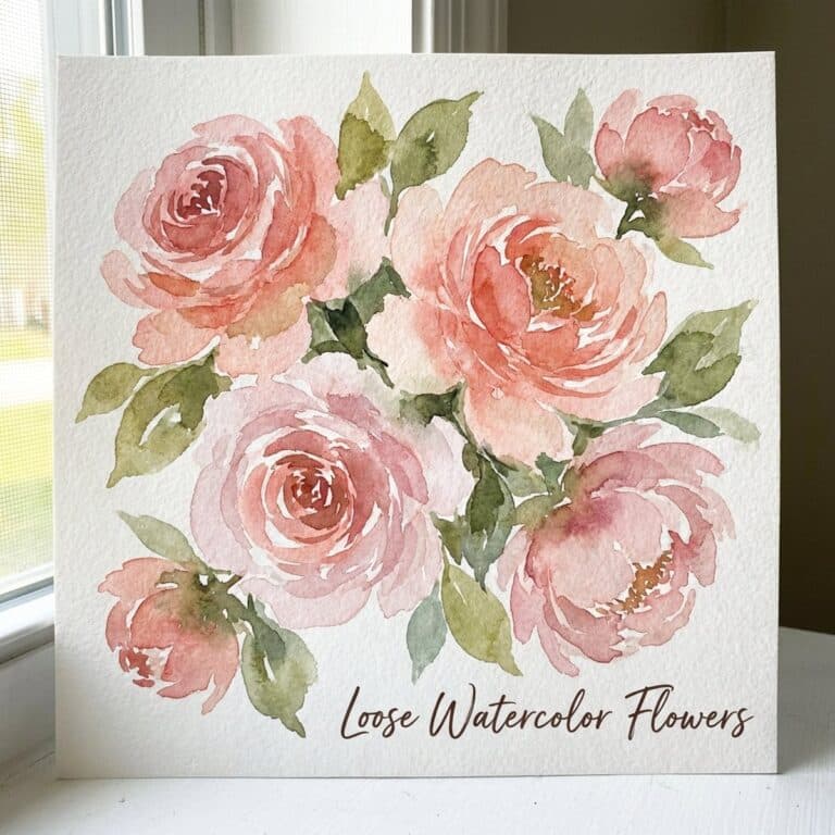 Loose watercolor flowers - Loose-watercolor-flowers-featured